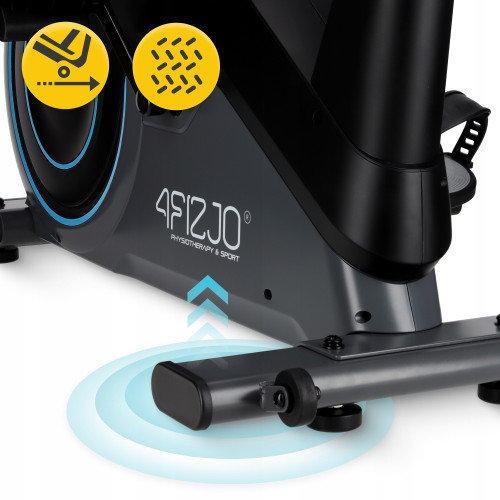 Велотренажер  4FIZJO Pro+ Black/Blue - фото №7